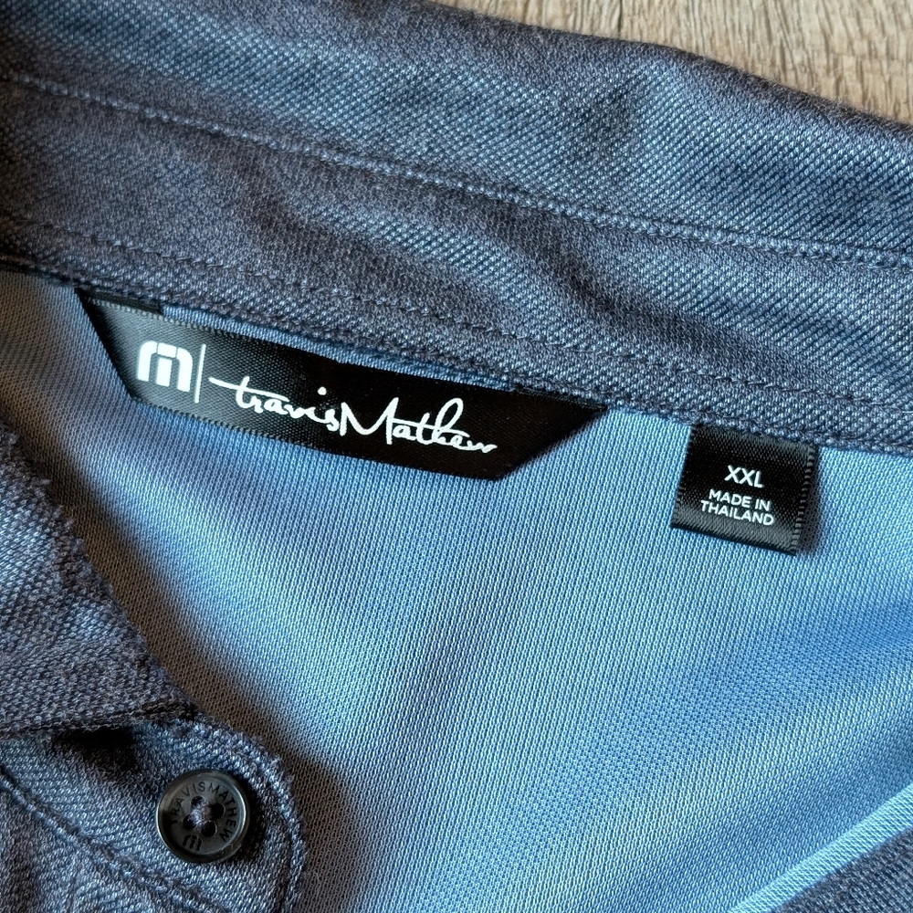 Travis Mathew Mag Bay Navy Golf Polo - XXL - Picture 4 of 9